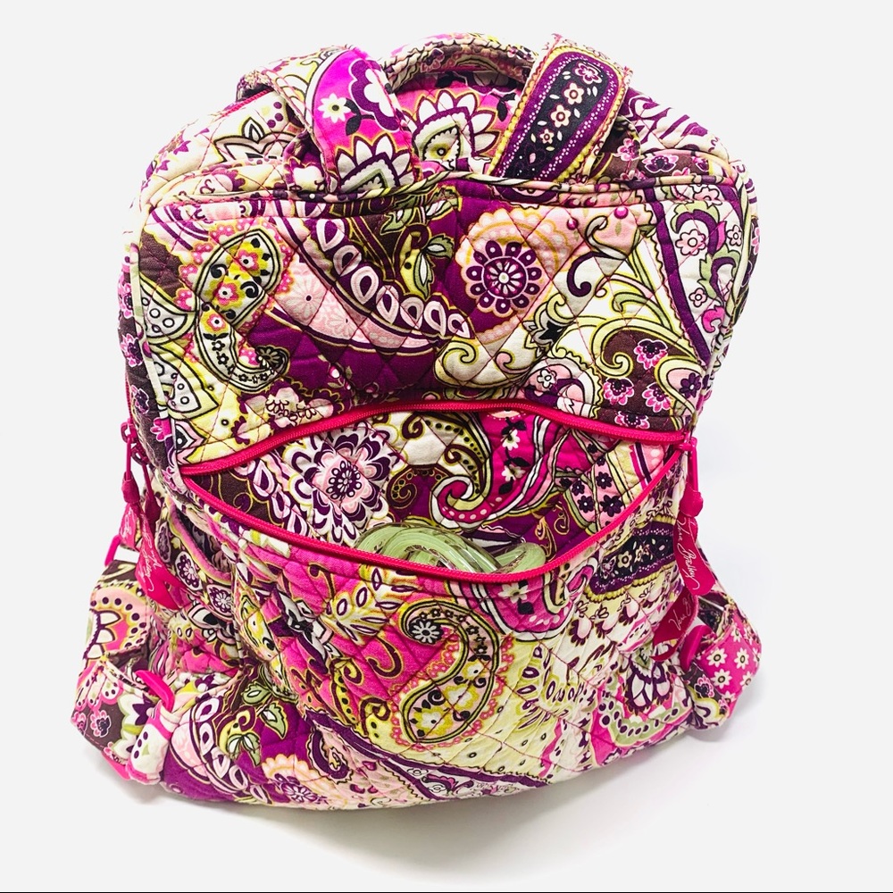 RETIRED! Vera Bradley Very Berry Paisley Backpack - Picture 10 of 16